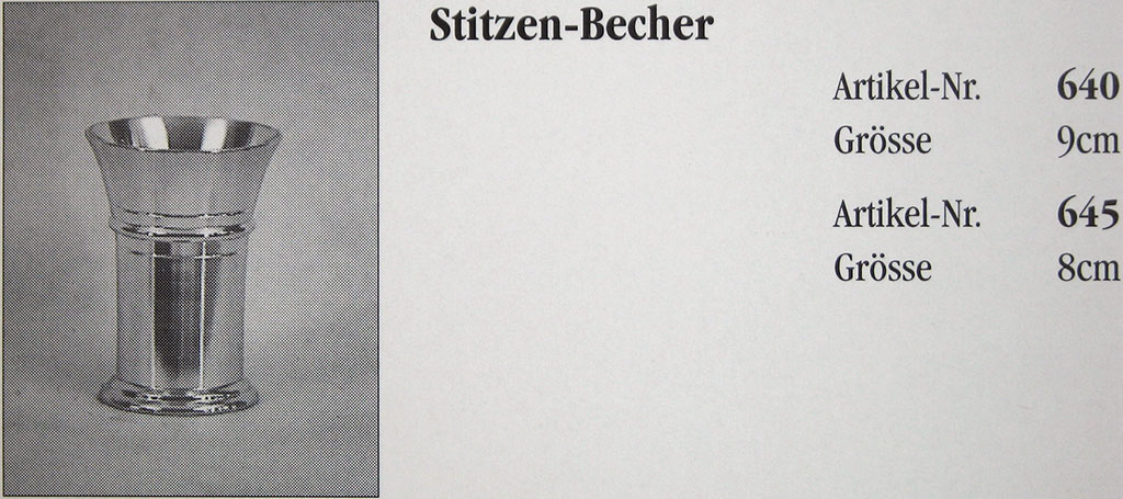 Stitzen-Becher