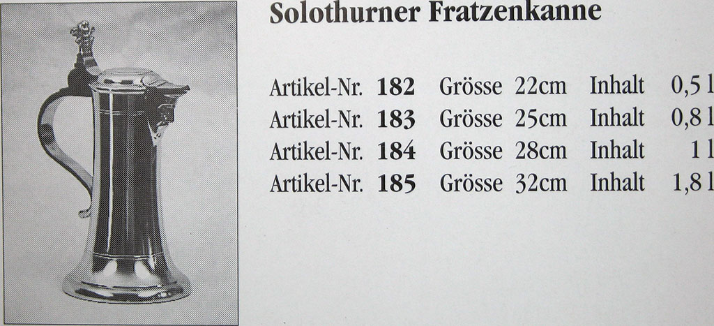 Solothurner-Fratzenkanne